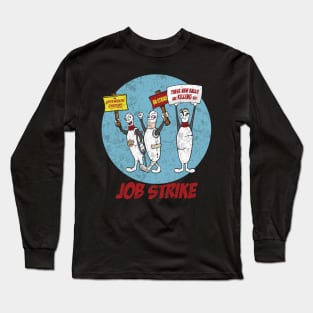 Bowling Job Strike Comics Long Sleeve T-Shirt